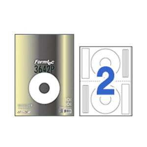 [폼텍] CS-3642P 무광 컬러레이저 CD/DVD라벨(A4)_20매입